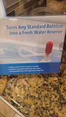 WaterBOB Bathtub Emergency Water Storage Container Drinking Water Storage 100
