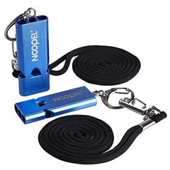 Whistle Emergency Three Tubes Survival Whistles 2 Pack with Lanyard and