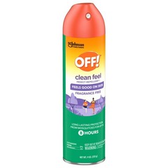 OFF Clean Feel Backyard Picaridin Mosquito Repellent Long-lasting 9 oz 4pk
