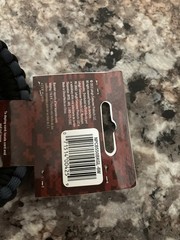 Lot of 66 PARACORD Survival Bracelets 7’ Rope Black/Blue Large NEW