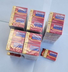 100 Packs Matches 32 Count Strike on Box Kitchen Camping Fire Starter