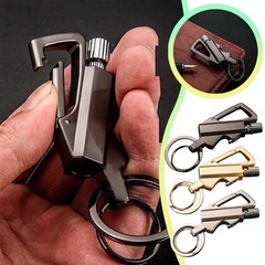 1-3Pack Permanent Match Infinity Lighter with Multitool Keychain Bottle Opener