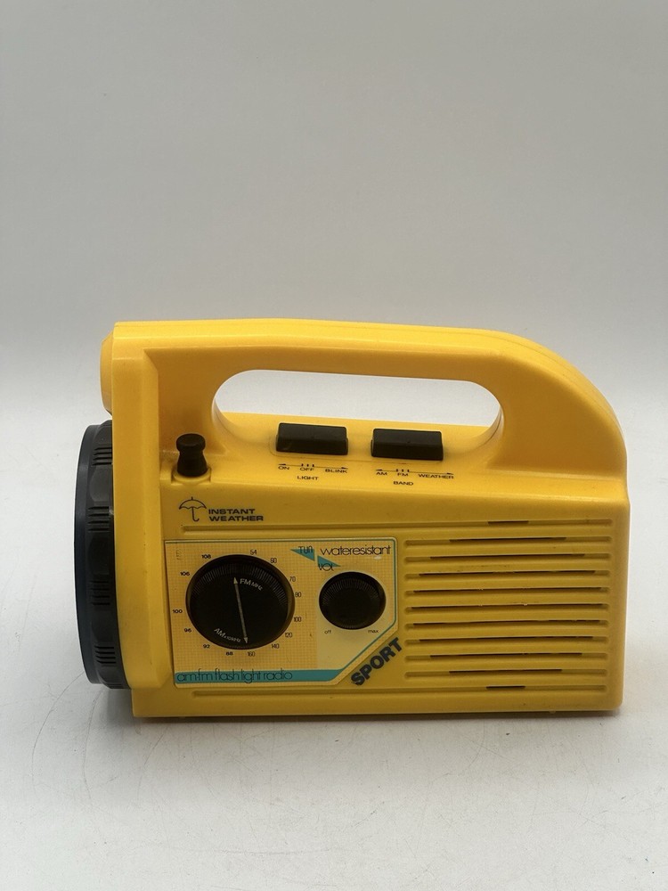 Hopesonic HE851 Flashlight AM/FM Radio Weather Band And Siren Tested+