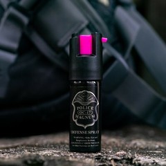10 Police Magnum pepper spray .50oz hot pink safety actuator defense security