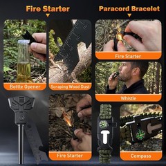 All in One Survival Kit Outdoor Emergency Set
