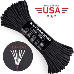 100 Feet 550 lb Parachute Cord – Perfect for Camping, Hiking, and Survival