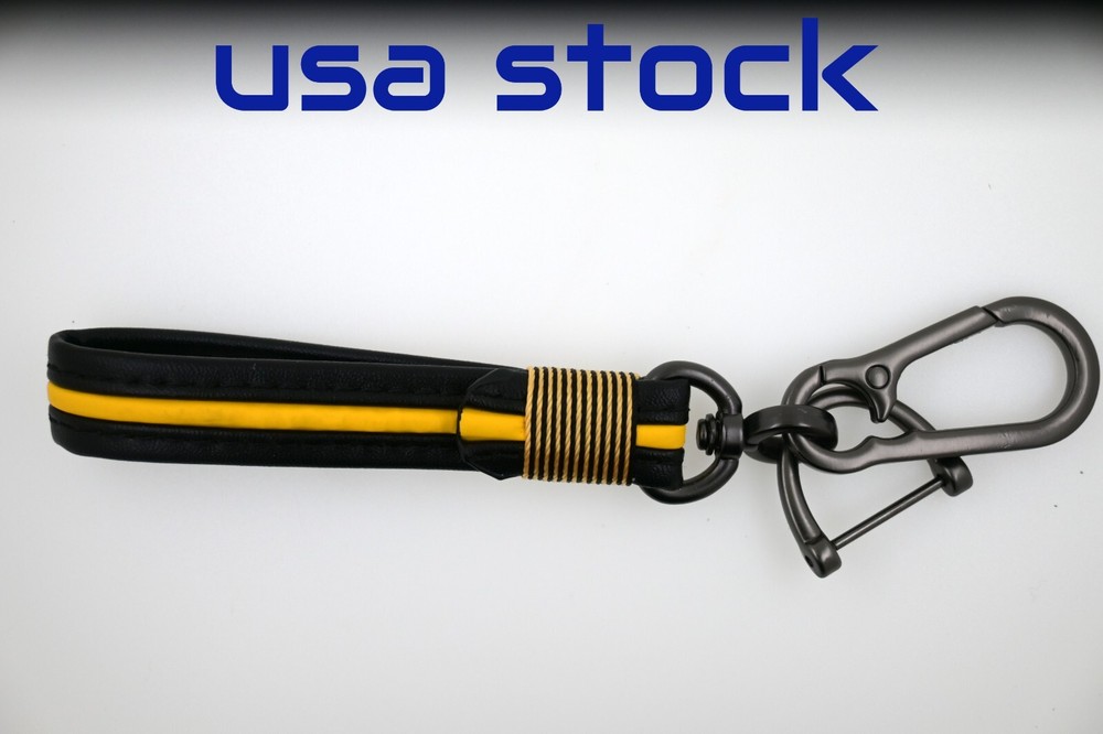 Leather Lanyard car keychain