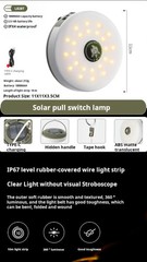 Solar Camping Lantern with 10m LED Light Strip | PrepPro