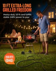 Electric Charcoal Starter | 1500W Fast Fire Lighter with Air Blower