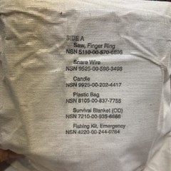 Vintage US Military Survival Kit (1993) New Old Stock! MIL-B-131H Bug Out Bag