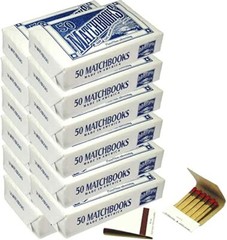 600 Plain White Matches Matchbook for Wedding Birthday Wholesale Made in America