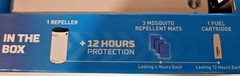 THERMACELL MOSQUITO REPELANT 15 FT ZONE NO SPRAY SCENT FREE BRAND NEW