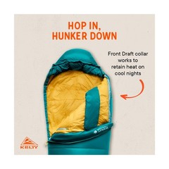 Kelty Cosmic 20 Down Mummy Sleeping Bag for Backpacking, Campers, 550 Fill Po…