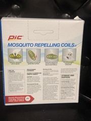 PIC Mos. Repelling Coils. Package of 10 coils For outdoor use #C-10-12