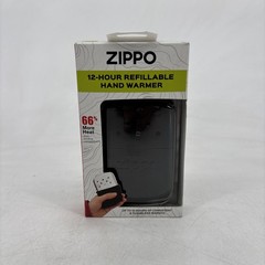 Zippo Hand Warmer Matte Black Refillable Brand New 12 Hour