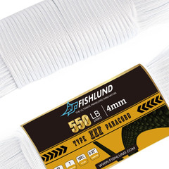 Paracord 550 Lb, 7 Strand Paracord Rope 50Ft 4Mm, Nylon Parachute Cord for Campi