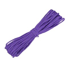 Reflective Fluorescent Paracord Rope 4mm 49 ft for Camping (Purple)