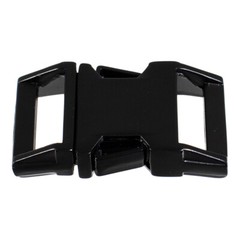 Paracord Planet Black Powder Coated 5/8 Inch Metal Buckle | Strong and Durable