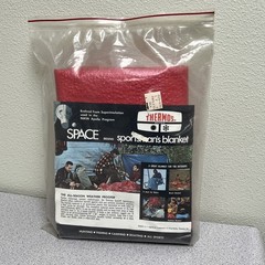 Vintage Thermos All-Weather Space Brand Sportsman’s Blanket Red 56”x84”