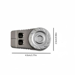 Built Loud-Sound Durable Rust-Proof High-Decibel Titanium Alloy Survival Whistle