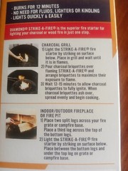 🔥4 Diamond Strike-A-Fire Camping Outdoor Strikes Like A Match Fire-starters 🔥