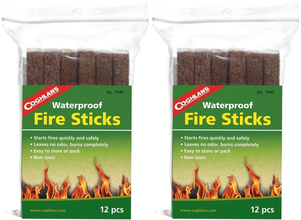 Coghlan’s 12-Count Waterproof Fire Sticks (2-Pack)