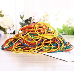 AMUU Rubber Bands 500pcs size 19#19 rubber band Blue,yellow,red,green