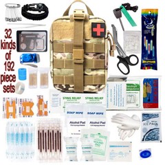 Outdoor bag Outdoor Emergency Kit Outdoor Kit Car First Aid Kit 192pcs/bag