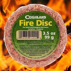 Coghlan’s Fire Disc, Fire Starter and Emergency Heat Source, Campfire Fireplace