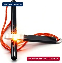 4″ Portable Waterproof Ferrocerium Ferro Rod Fire Starter Survival Tool | Pocket