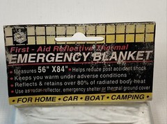 Vintage Emergency Survival Blanket Thermal Blanket 52×84 & 56×84 Inches New NOS
