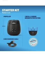 Thermacell E-ZoneGuard Patio Rechargeable Mosquito Repellent 20ft