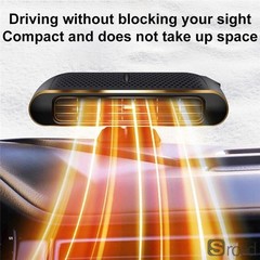 12V Car Heater And Fan, 360° Defrost, Dual Mode, Cigarette Lighter Power