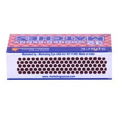 100 PACK Wooden Penny Matches 32 Count Strike On Box Kitchen/Camping/Fire/Candle