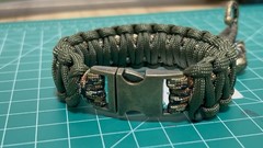 Sparrow’s Tactical Cobra Weave Style Paracord Bracelet / Bronze Buckle Bracelet