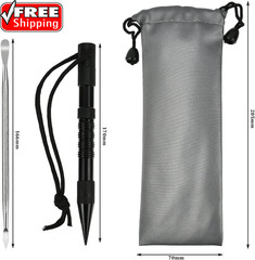 14Pcs Paracord Stitching Set Stainless Steel Lacing Needles FID Knotter Tools wi
