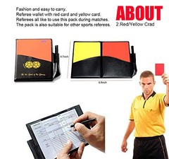 Wrzbest Professional Soccer Referee Accessory Bag Kit Football Soccer Coach R…