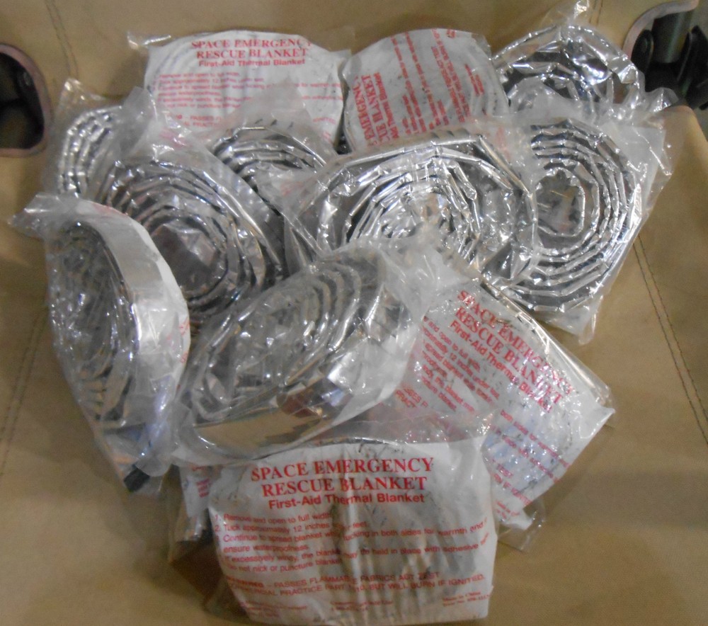 Space Emergency Rescue Blanket 650-1113-0600 (Qty-19) (EC11-4)