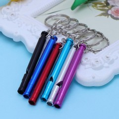 6Pcs Referee Survival Whistle Durable Aluminium Alloy Loud Outdoor Equipment