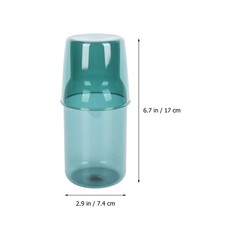 Water Glass Bottle Set Travel Drinking Cup Reusable Cups Pitcher
