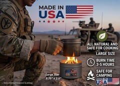 Branded Boards Campfire in a Can – Made in USA – Portable Mini Fire Pit for M…