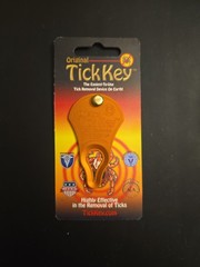 (1) Original TICK KEY 🔑 Tick Removal Device Kids Adults Pets USA Made Aluminum