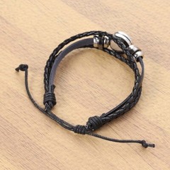 1PC National Flag Bracelet UK Bracelets Jewellery Weaving Leather Bracelet