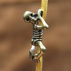Brass Small Skull Baby Paracord Beads DIY Accessories Handle Lanyard Pendants