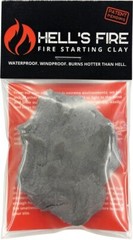 Fire-Starting Clay Lights Damp Wood/Tinder Windproof And Waterproof MADE IN USA