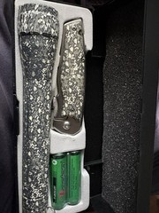 NRA National Rifle Association Survival Combo Set Flashlight & Knife NEW Camo