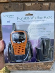 Oregon Scientific Emergency Portable Weather Radio W/ Thermometer WR113 ~SEALED