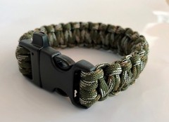 550 Paracord Survival Bracelet + Decal…Dark Ops Tactical Gear…Jungle Camo