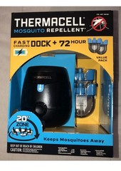 Thermacell E95 Mosquito Repellent FAST-Charging Dock Bonus Pack 72 Hour Refill