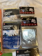 Survival Gear Kit Emergency Home Auto Camping 10 Pieces